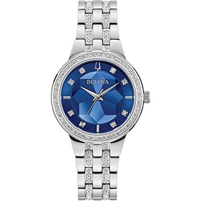 Bulova Orologio Analogico al Quarzo Uomo con Cinturino in Acciaio Inossidabile Bulova Orologio Analogico al Quarzo Uomo con Cinturino in Acciaio Inossidabile