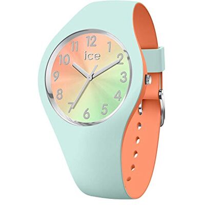 ICE duo chic Aqua coral Orologio verde da Donna con Cinturino in silicone (Small) ICE duo chic Aqua coral Orologio verde da Donna con Cinturino in silicone (Small)