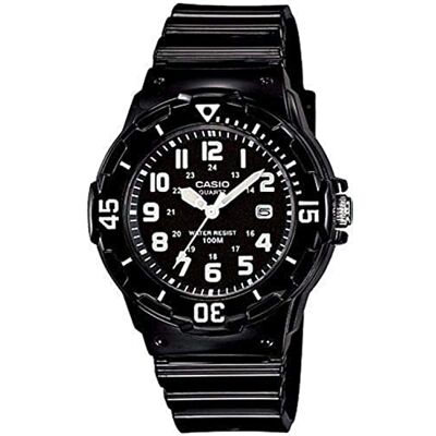 Casio Collection Orologio da polso da donna al quarzo Casual bracciale e cassa in Resina di colore Nero display analogico nero LRW-200H-1B Casio Collection Orologio da polso da donna al quarzo Casual bracciale e cassa in Resina di colore Nero display analogico nero LRW-200H-1B