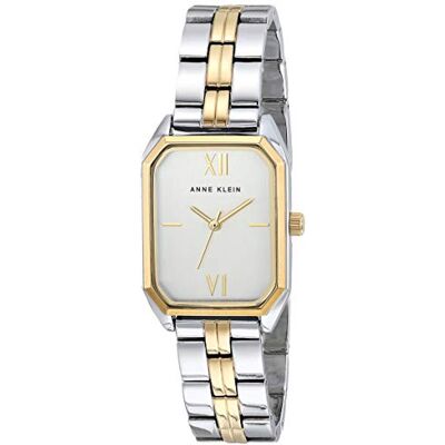 Anne Klein Orologio con Bracciale da Donna, Two Tone, , Argento/Oro Anne Klein Orologio con Bracciale da Donna, Two Tone, , Argento/Oro