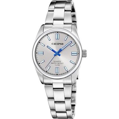 Calypso Orologio Donna Analogico in Acciaio Inossidabile 316l Argentato Calypso Orologio Donna Analogico in Acciaio Inossidabile 316l Argentato