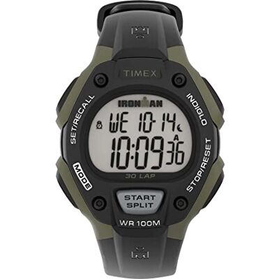 Timex Ironman Orologio digitale da uomo, 38 mm, cinturino in resina nerax Timex Ironman Orologio digitale da uomo, 38 mm, cinturino in resina nerax