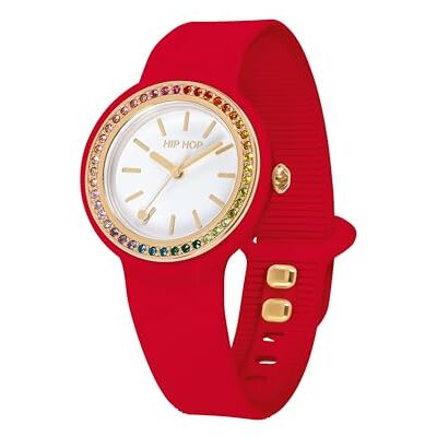 Hip Hop , Orologio Hero.DOT Bezel, Orologio Donna, Quadrante Sketch con Indici Luminosi, Cinturino in Silicone Eco-Friendly, Cassa 34 mm, Resistente all'Acqua Hip Hop , Orologio Hero.DOT Bezel, Orologio Donna, Quadrante Sketch con Indici Luminosi, Cinturino in Silicone Eco-Friendly, Cassa 34 mm, Resistente all'Acqua