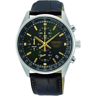 Seiko Orologio Analogico Quarzo Giapponese Uomo con Cinturino in Acciaio Inox SSB379P1 Seiko Orologio Analogico Quarzo Giapponese Uomo con Cinturino in Acciaio Inox SSB379P1