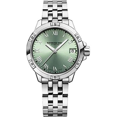 Raymond Weil Orologio da donna Tango 5960 -ST -00520 rotondo quarzo verde Diametro 30 mm Raymond Weil Orologio da donna Tango 5960 -ST -00520 rotondo quarzo verde Diametro 30 mm