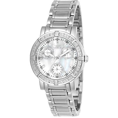Invicta Wildflower Bianca Orologio Donna Quarzo 33 mm con 16 Diamanti Invicta Wildflower Bianca Orologio Donna Quarzo 33 mm con 16 Diamanti