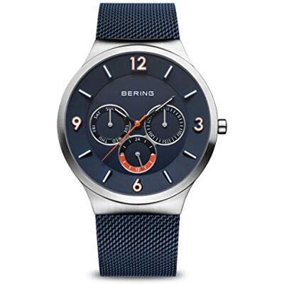 BERING Uomo Analogico Quarzo Classic Orologio con Cinturino in Acciaio inossidabile Cinturino e Vetro zaffiro BERING Uomo Analogico Quarzo Classic Orologio con Cinturino in Acciaio inossidabile Cinturino e Vetro zaffiro