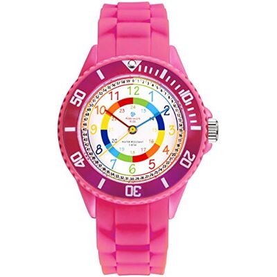 Alienwork Kids Orologio di Apprendimento Bambini Ragazzi Ragazze Tempo di Apprendimento Impermeabile 5 ATM Alienwork Kids Orologio di Apprendimento Bambini Ragazzi Ragazze Tempo di Apprendimento Impermeabile 5 ATM