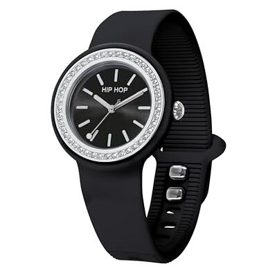 Hip Hop , Orologio Hero.DOT Bezel, Orologio Donna, Quadrante Sketch con Indici Luminosi, Cinturino in Silicone Eco-Friendly, Cassa 34 mm, Resistente all'Acqua Hip Hop , Orologio Hero.DOT Bezel, Orologio Donna, Quadrante Sketch con Indici Luminosi, Cinturino in Silicone Eco-Friendly, Cassa 34 mm, Resistente all'Acqua
