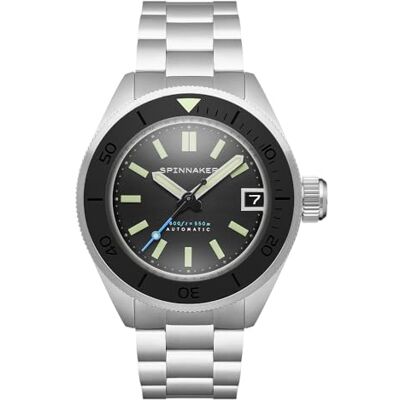 Spinnaker Piccard Orologio automatico da uomo da 45 mm con cinturino in acciaio inossidabile SP-5098 Spinnaker Piccard Orologio automatico da uomo da 45 mm con cinturino in acciaio inossidabile SP-5098