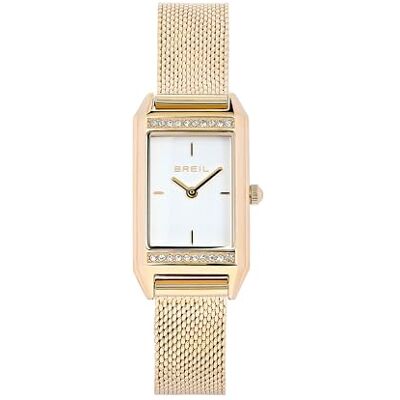Breil , Collezione Alizee, Orologio Donna Solo Tempo, Cassa Rettangolare in Acciaio Silver con Cristalli, Quadrante Bianco Opaco, Bracciale Mesh, Chiusura a Scorrimento, Cassa 17 x 26 mm Breil , Collezione Alizee, Orologio Donna Solo Tempo, Cassa Rettangolare in Acciaio Silver con Cristalli, Quadrante Bianco Opaco, Bracciale Mesh, Chiusura a Scorrimento, Cassa 17 x 26 mm