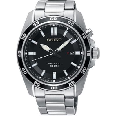 Seiko Orologio Analogico Automatico Uomo con Cinturino in Acciaio Inox Seiko Orologio Analogico Automatico Uomo con Cinturino in Acciaio Inox