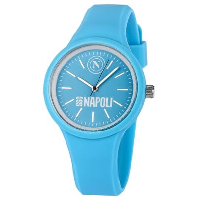 Lowell Orologio SSC NAPOLI Silicone Celeste 38mm OFFICIAL Lowell Orologio SSC NAPOLI Silicone Celeste 38mm OFFICIAL