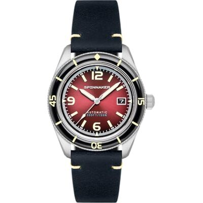 Spinnaker Fleuss Orologio da uomo automatico da 43 mm con cinturino in vera pelle Spinnaker Fleuss Orologio da uomo automatico da 43 mm con cinturino in vera pelle