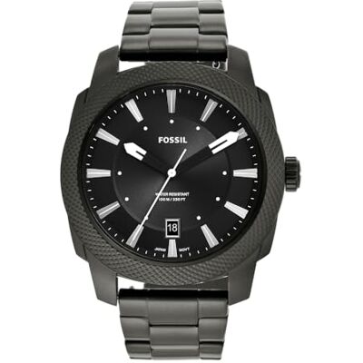 Fossil Machine orologio da uomo, movimento al quarzo, con bracciale in acciaio inossidabile o cinturino in pelle Fossil Machine orologio da uomo, movimento al quarzo, con bracciale in acciaio inossidabile o cinturino in pelle