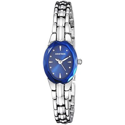 Armitron Orologio da polso da donna, 75/3314, Argento/Blu Armitron Orologio da polso da donna, 75/3314, Argento/Blu