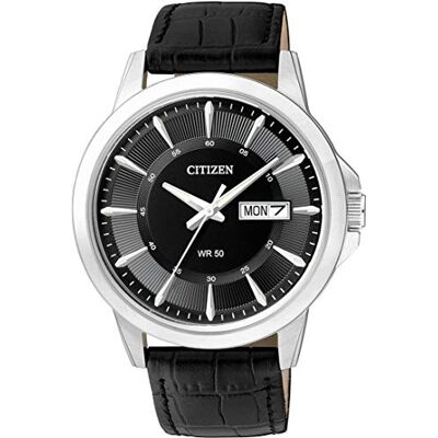 Citizen Orologio Analogico Quarzo Uomo con Cinturino in Pelle Citizen Orologio Analogico Quarzo Uomo con Cinturino in Pelle