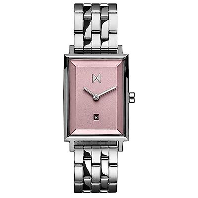 MVMT Orologio Analogico al Quarzo da donna con cinturino in acciaio inossidabile argentato , Pink MVMT Orologio Analogico al Quarzo da donna con cinturino in acciaio inossidabile argentato , Pink
