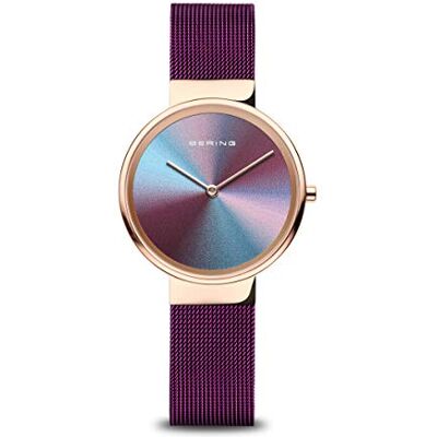 BERING Orologio da Donna Collezione Anniversary, Movimento al Quarzo, in Acciaio Inossidabile e Vetro Zaffiro BERING Orologio da Donna Collezione Anniversary, Movimento al Quarzo, in Acciaio Inossidabile e Vetro Zaffiro