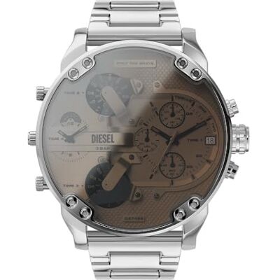 Diesel Orologio Analogico al Quarzo Uomo con Cinturino in Acciaio Inossidabile Diesel Orologio Analogico al Quarzo Uomo con Cinturino in Acciaio Inossidabile