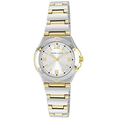 Anne Klein Orologio da polso da donna, con cinturino a bracciale, Argento Anne Klein Orologio da polso da donna, con cinturino a bracciale, Argento
