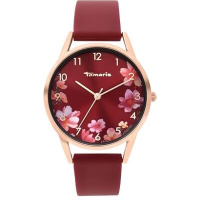 Tamaris Orologio Da Donna Orologio Da Polso Da Donna In Diversi Colori Cassa Rund Auch Con Blumen-Motiven, Impermeabile Tamaris Orologio Da Donna Orologio Da Polso Da Donna In Diversi Colori Cassa Rund Auch Con Blumen-Motiven, Impermeabile