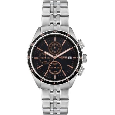 Breil Men's Chronograph Net Collection Accessori Uomo Orologio per Uomo in Acciaio Blux con Cassa da 42 mm e Cinturino Regolabile da 15,5 a 21 cm Breil Men's Chronograph Net Collection Accessori Uomo Orologio per Uomo in Acciaio Blux con Cassa da 42 mm e Cinturino Regolabile da 15,5 a 21 cm