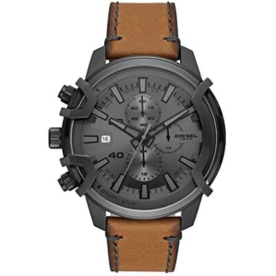 Diesel Griffed orologio da uomo, Movimento al quarzo/cronografo con cinturino in silicone, acciaio inossiorologio dabile o pelle Diesel Griffed orologio da uomo, Movimento al quarzo/cronografo con cinturino in silicone, acciaio inossiorologio dabile o pelle