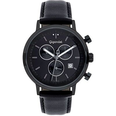 Gigandet Classico Orologio Uomo Cronografo Analogico Quartz Nero Gigandet Classico Orologio Uomo Cronografo Analogico Quartz Nero