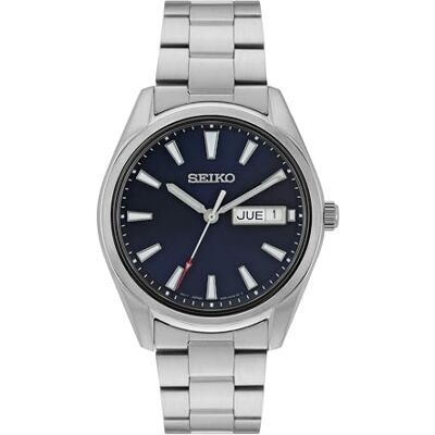 Seiko Orologio Analogico Quarzo Giapponese Uomo con Cinturino in Acciaio Inox Seiko Orologio Analogico Quarzo Giapponese Uomo con Cinturino in Acciaio Inox