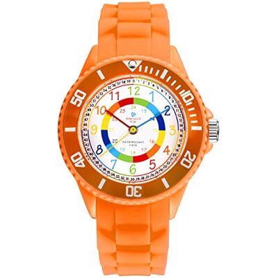 Alienwork Kids Orologio di Apprendimento Bambini Ragazzi Ragazze Tempo di Apprendimento Impermeabile 5 ATM Alienwork Kids Orologio di Apprendimento Bambini Ragazzi Ragazze Tempo di Apprendimento Impermeabile 5 ATM
