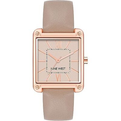 Nine West Orologio da polso da donna, Tortora/Oro Rosa Nine West Orologio da polso da donna, Tortora/Oro Rosa