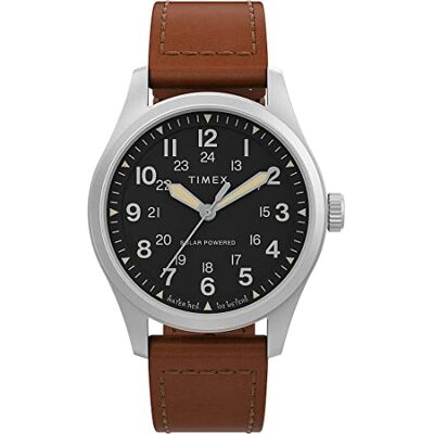 Timex Orologio Analogueico Quarzo da Uomo con Cinturino in Pelle TW2V00200 Timex Orologio Analogueico Quarzo da Uomo con Cinturino in Pelle TW2V00200
