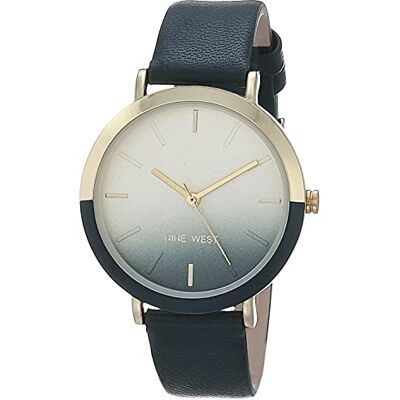 Nine West Orologio da polso da donna, Verde/Oro Nine West Orologio da polso da donna, Verde/Oro