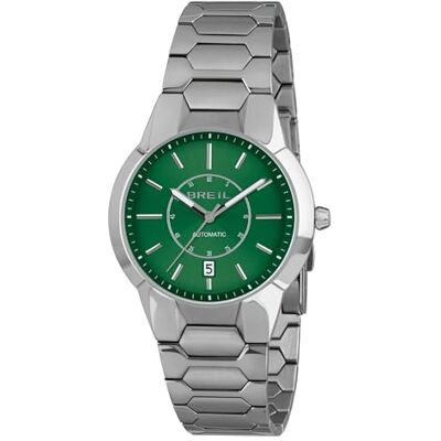 Breil Orologio UOMO NEW ONE quadrante BI-COLORE VERDE movimento SOLO TEMPO 3 LANCETTE AUTOMATICO e BRACCIALE ACCIAIO ARGENTO Breil Orologio UOMO NEW ONE quadrante BI-COLORE VERDE movimento SOLO TEMPO 3 LANCETTE AUTOMATICO e BRACCIALE ACCIAIO ARGENTO