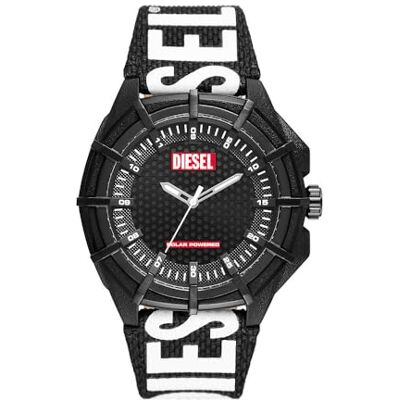 Diesel Framed orologio per uomo, Movimento al quarzo a energia solare con cinturino in silicone, acciaio inossiorologio perbile o pelle Diesel Framed orologio per uomo, Movimento al quarzo a energia solare con cinturino in silicone, acciaio inossiorologio perbile o pelle