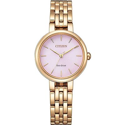 Citizen Orologio analogico da donna Eco-Drive con cinturino in acciaio inox Citizen Orologio analogico da donna Eco-Drive con cinturino in acciaio inox