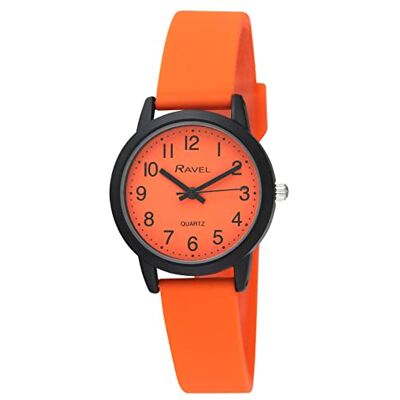 Ravel Orologio con Cinturino in Silicone Summer in Black Analogico al Quarzo R1813 Ravel Orologio con Cinturino in Silicone Summer in Black Analogico al Quarzo R1813