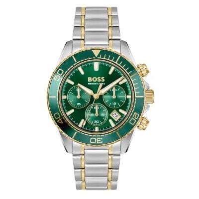 Boss Hugo Orologio cronografo da uomo con bracciale in acciaio Boss Hugo Orologio cronografo da uomo con bracciale in acciaio