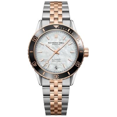 Raymond Weil Orologio da donna analogico automatico freelancer Swiss Made Raymond Weil Orologio da donna analogico automatico freelancer Swiss Made