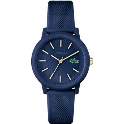 Lacoste Orologio Analogico al Quarzo da Donna Collezione .12.12 con Cinturino in Silicone Blu Navy Lacoste Orologio Analogico al Quarzo da Donna Collezione .12.12 con Cinturino in Silicone Blu Navy