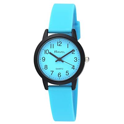 Ravel Orologio con Cinturino in Silicone Summer in Black Analogico al Quarzo R1813 Ravel Orologio con Cinturino in Silicone Summer in Black Analogico al Quarzo R1813