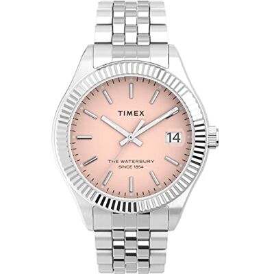 Timex Orologio Analogico al Quarzo Donna con Cinturino in Acciaio Inossidabile Timex Orologio Analogico al Quarzo Donna con Cinturino in Acciaio Inossidabile