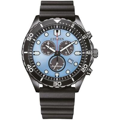 Citizen Orologio da polso da uomo con cronografo Eco-Drive Sporty Aqua Citizen Orologio da polso da uomo con cronografo Eco-Drive Sporty Aqua