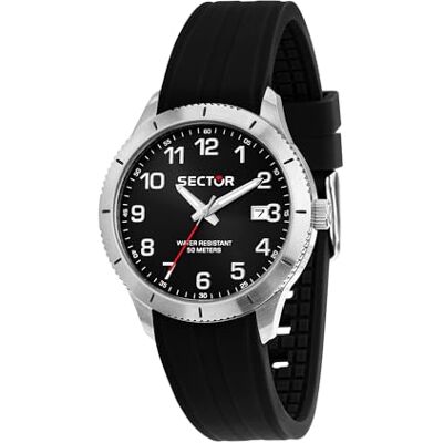 Sector Orologio Uomo, Tempo, Data, Analogico, Cinturino in Acciaio, Collezione 270 Sector Orologio Uomo, Tempo, Data, Analogico, Cinturino in Acciaio, Collezione 270