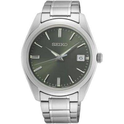Seiko Orologio da Uomo Analogico Quarzo Acciaio Vetro Zaffiro SUR307P1 Seiko Orologio da Uomo Analogico Quarzo Acciaio Vetro Zaffiro SUR307P1