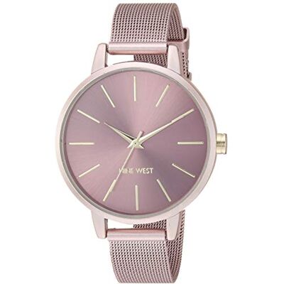 Nine West Orologio con bracciale in rete da donna, Nine West Orologio con bracciale in rete da donna,