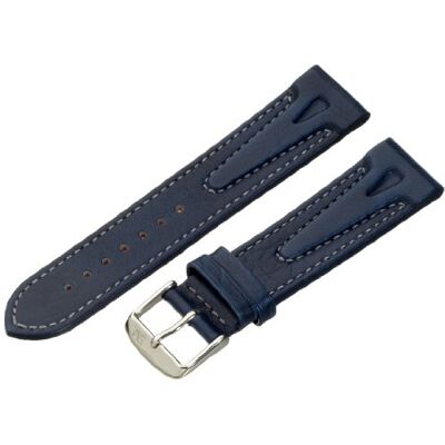 Morellato cinturino in pelle uomo Run blu 22 mm Morellato cinturino in pelle uomo Run blu 22 mm