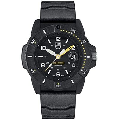 Luminox Navy Seal Orologio da uomo 45 mm Orologio militare subacqueo in nero Funzione data Resistente all'acqua 200 m Luminox Navy Seal Orologio da uomo 45 mm Orologio militare subacqueo in nero Funzione data Resistente all'acqua 200 m