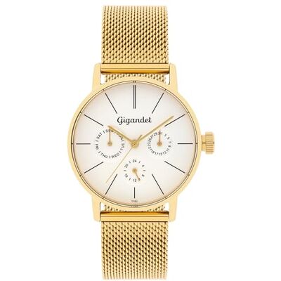 Gigandet Orologio Analogico al Quarzo Giapponese Donna con Cinturino in Acciaio Inossidabile Gigandet Orologio Analogico al Quarzo Giapponese Donna con Cinturino in Acciaio Inossidabile